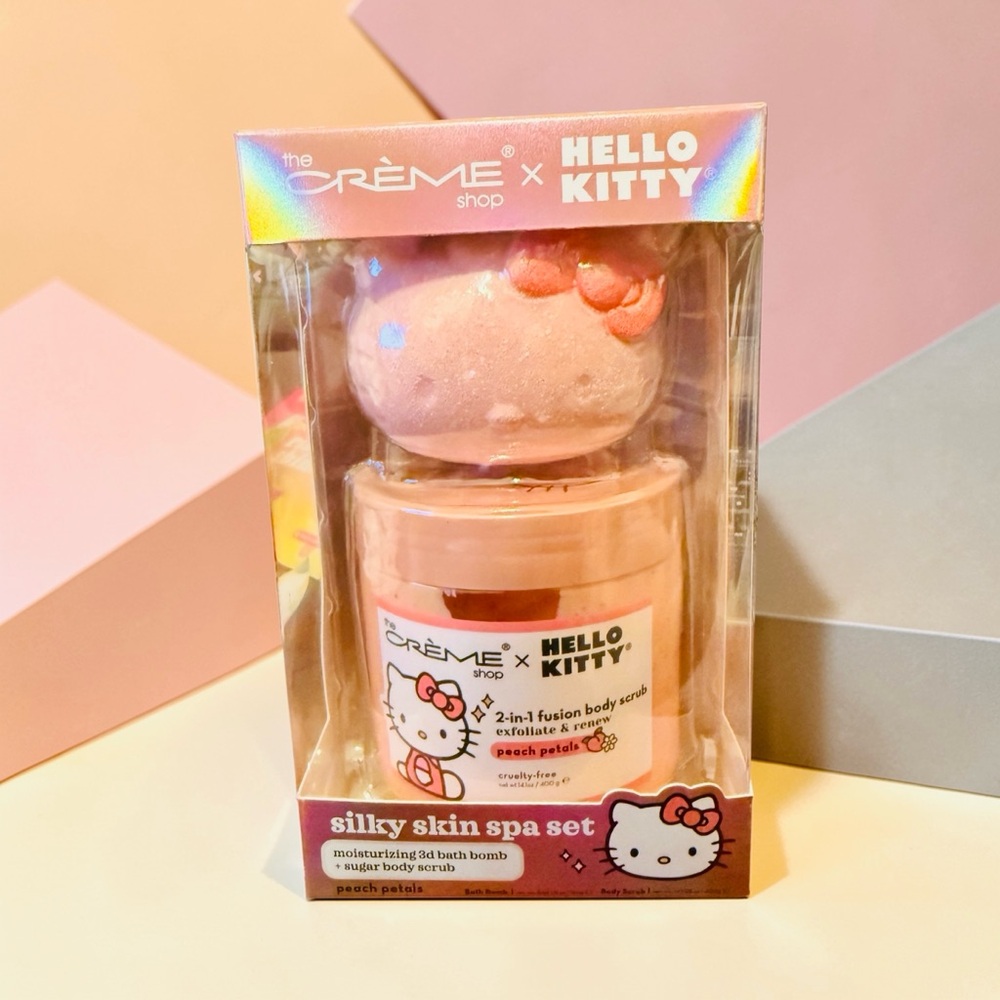 Silky Skin Spa Set - Peach Petals